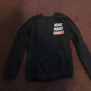 Brand new feminist crew neck